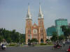 Large beautiful church on the edge of the downtown area