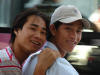 These guys journeyed into Nha Trang on their motor bike to visit their friend who worked at the cafe we were eating in.  They asked if we would take their picture.     