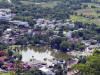 Lake in the middle of Mai Hong Son from above.  We stayed there one night.  Basic!!