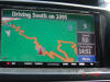 Pix of John's GPS map.  We did 2500 Kilometers (1500 miles) in 6 days.  With roads like this you can see why it took 6 days.